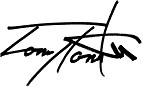 理事長　トニータナカのサイン